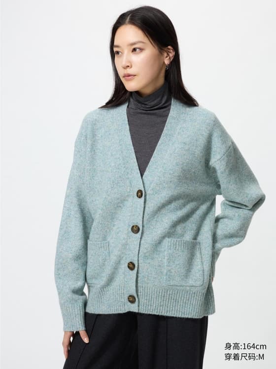 女装/男女同款 souffle yarn舒芙蕾休闲针织开衫