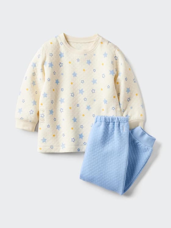 婴幼儿宝宝 压线睡衣/长袖起居服套装