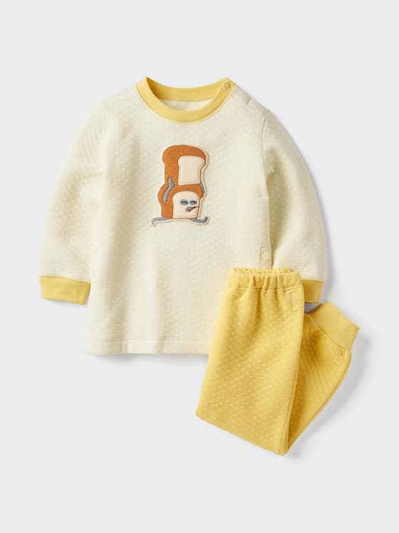 婴幼儿宝宝 UT绘本合作系列压线睡衣/长袖面包小偷