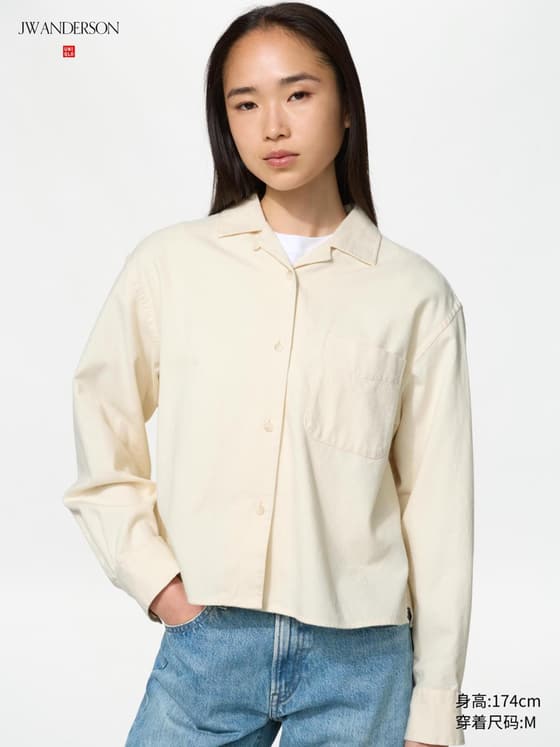 女装/男女同款 法兰绒箱型衬衫/长袖
