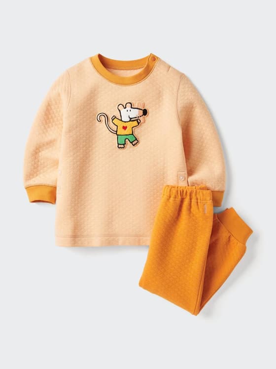 婴幼儿宝宝 UT绘本合作系列压线睡衣/长袖小鼠波波