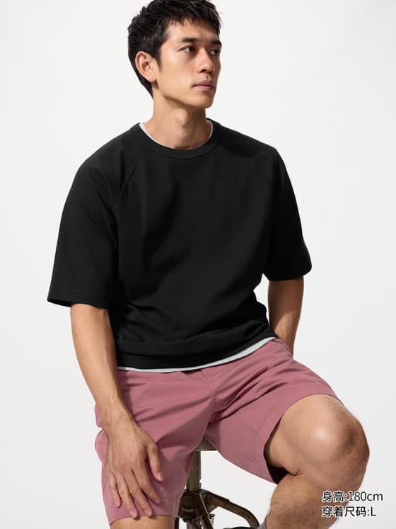 男装/男女同款 快干华夫格圆领T恤/短袖