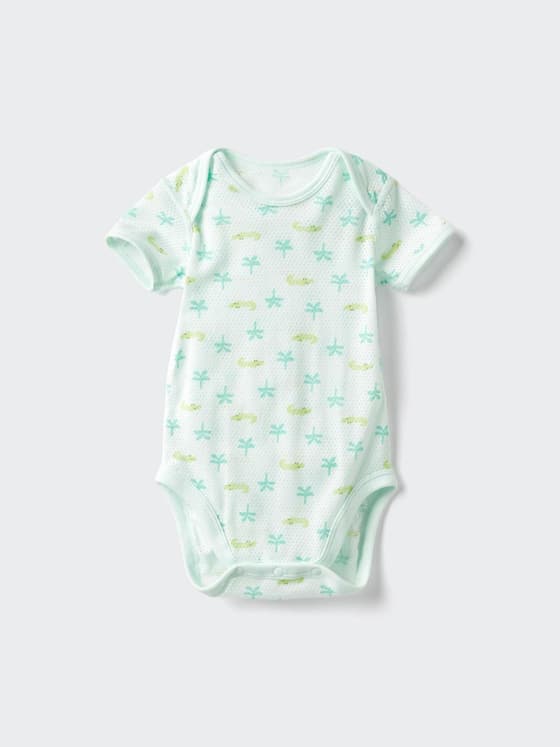 婴幼儿宝宝 网眼包臀衣/短袖1件装婴儿衣服连体衣