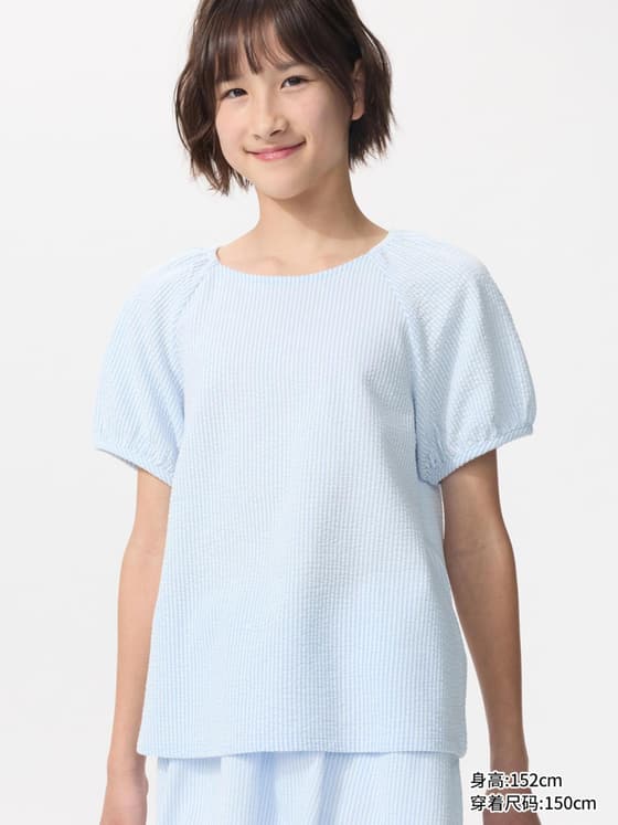 童装女童 泡泡袖T恤/短袖
