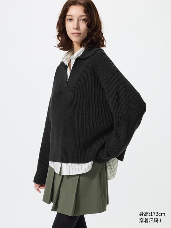 女装 POLO领针织衫