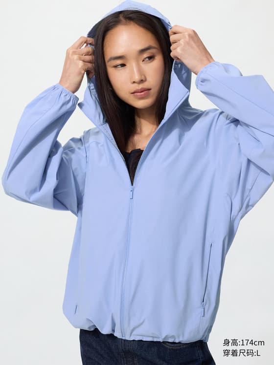 女装 便携式防紫外线连帽外套