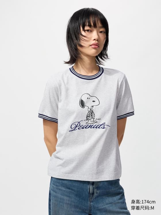 女装 UT PEANUTS印花T恤/短袖T恤