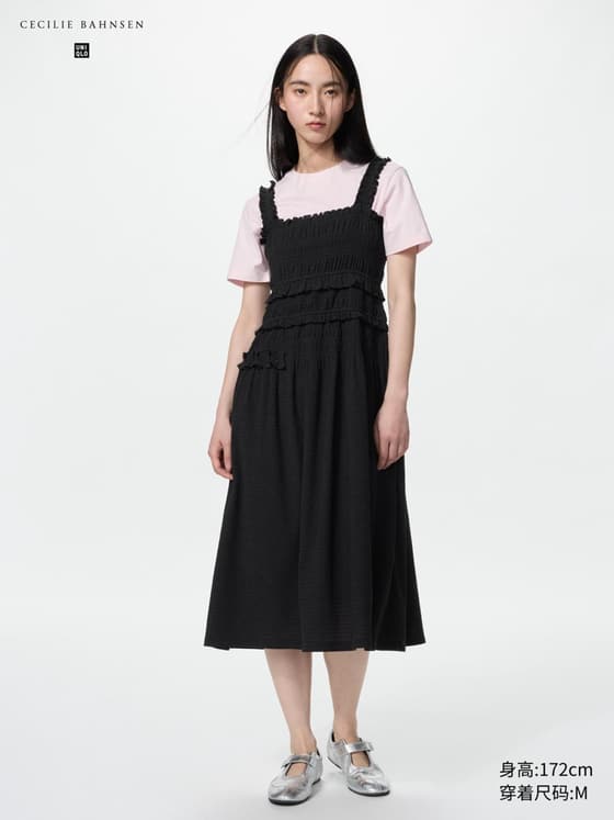 女装 抽褶连衣裙