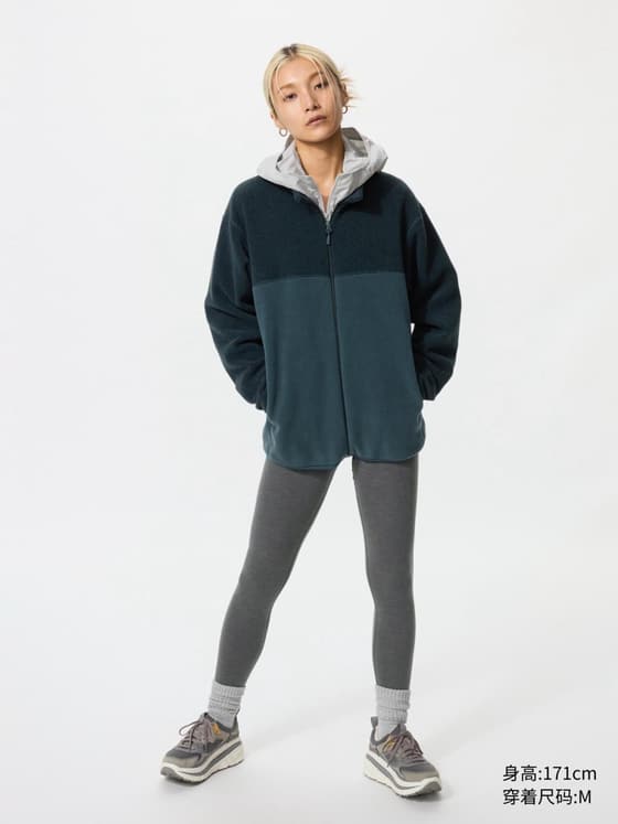 女装 HEATTECH EXTRA WARM棉混纺紧身裤/10分