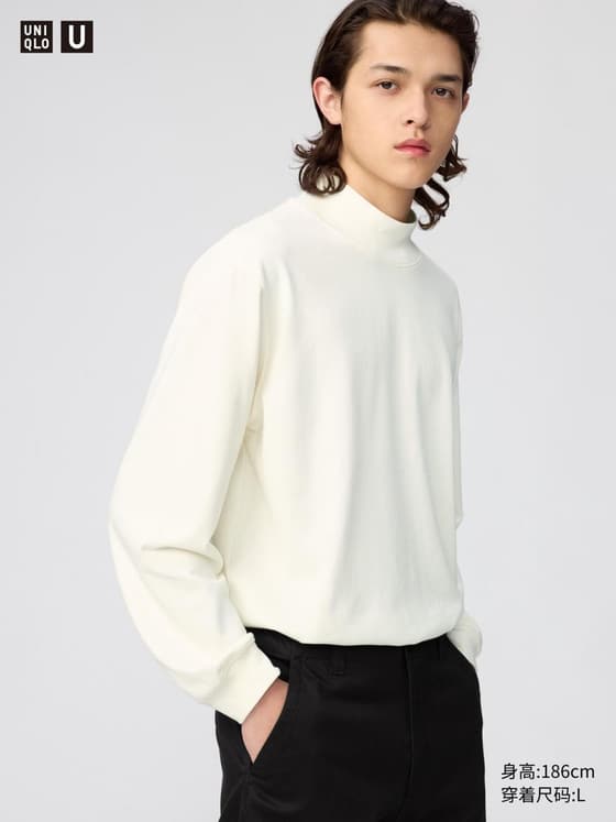 男装/男女同款 休闲高领套头衫/长袖
