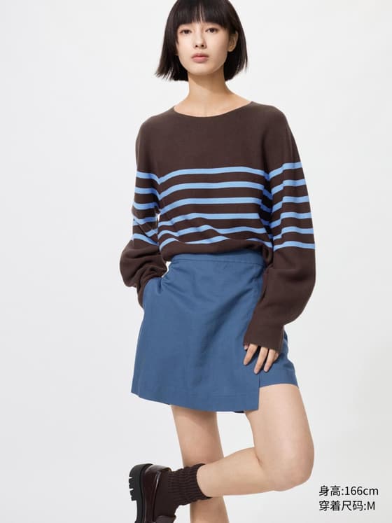 女装 麻混纺裙裤