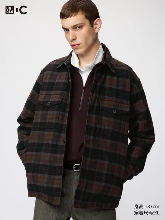 男装 衬衫式棉服