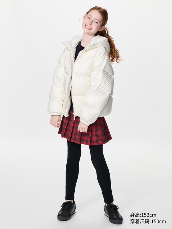 童装女童 HEATTECH EXTRA WARM绒面紧身裤