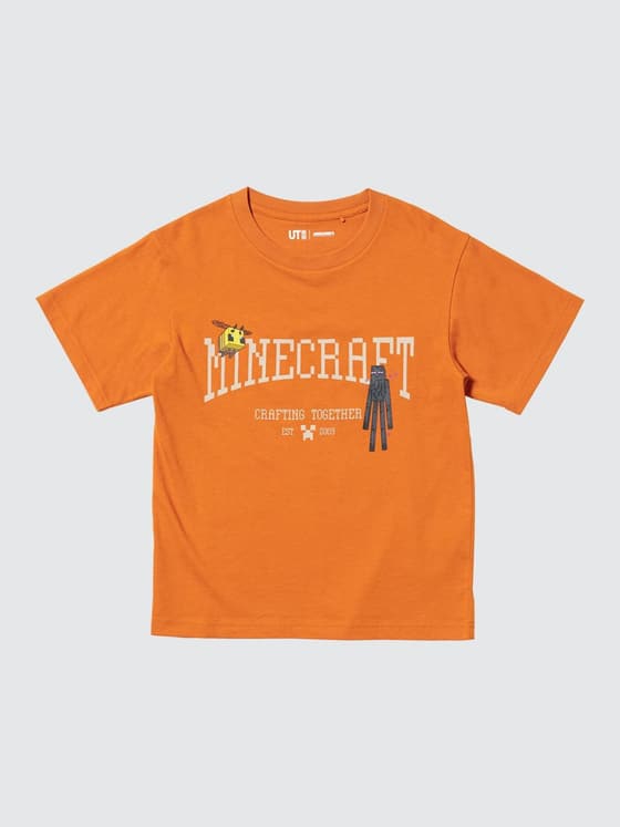 童装男童女童 UT Minecraft印花短袖T恤