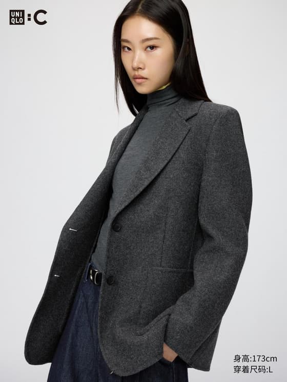 女装 双面呢西装