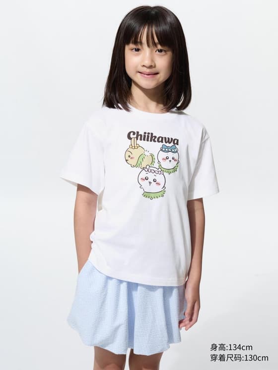 童装女童 UT CHIIKAWA印花T恤/短袖T恤
