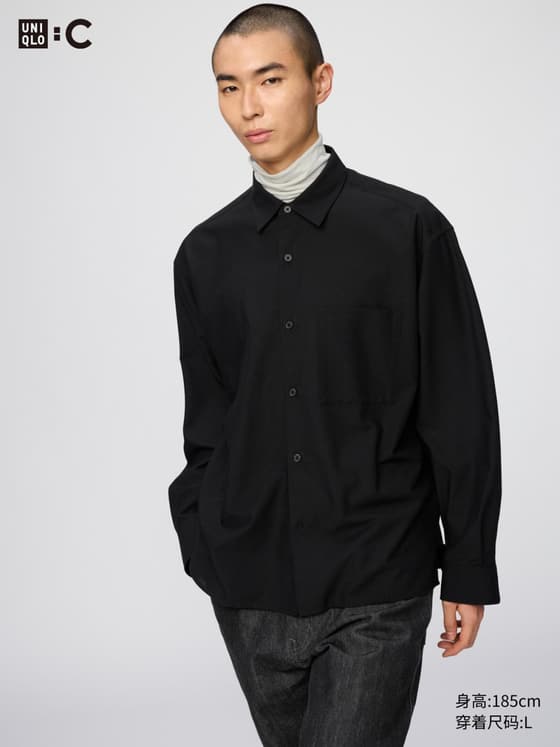 男装/男女同款 易打理休闲衬衫/长袖
