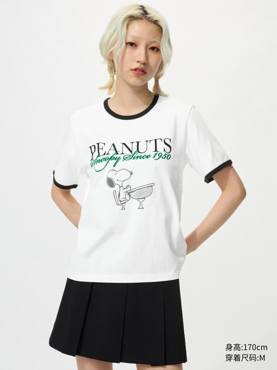 女装 UT PEANUTS印花T恤/短袖T恤
