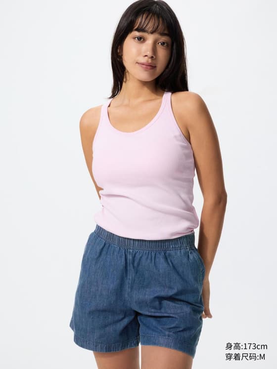女装 棉质牛仔舒适短裤/水洗产品