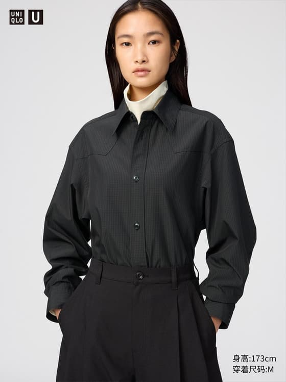 女装 格纹长衬衫/长袖