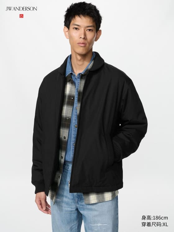 男装 罗纹领棉服